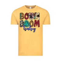 Vintage Mustard boom boom baby Vintage Tee - Artiststas