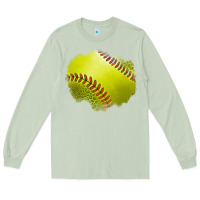 Matcha leopard softball patch Long Sleeve Tee - Jasminsmagicworld