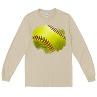 Mushroom leopard softball patch Long Sleeve Tee - Jasminsmagicworld