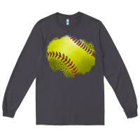 Smoke leopard softball patch Long Sleeve Tee - Jasminsmagicworld