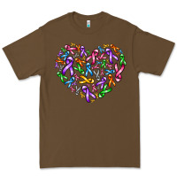 Cacao cancer ribbon heart Premium Tee - AdoDesignShop