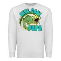 Oatmeal Heather reel cool papa Premium Sweatshirt - Jasminsmagicworld
