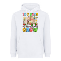 White 100 days watching my students grow Heavyweight Hoodie - Artiststas