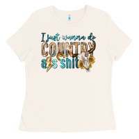 I Just Wanna Do Country Ladies Tee | Teevron