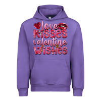 Tulip Love kisses Valentine wishes Valentine's Day Urban Hoodie - HowdyJamesFarm