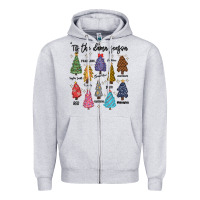 Heather Grey tis the damn season music Zipper Hoodie - MaliasSmallBusiness