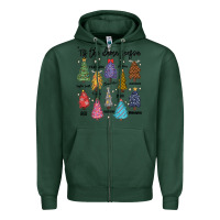 Sports Green tis the damn season music Zipper Hoodie - MaliasSmallBusiness