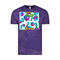 Cloud Purple seahorse and sea shell seamless pattern Vintage Tee - BundleAndBundleShop