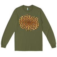 Army Green leopard patch Long Sleeve Tee - Jasminsmagicworld