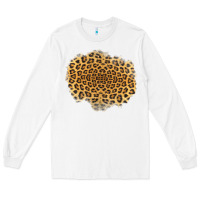 White leopard patch Long Sleeve Tee - Jasminsmagicworld