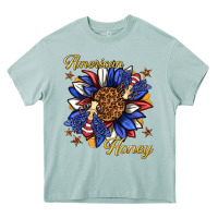 Arona American honey with bee Heavy Core Tee - texasbilliewilder