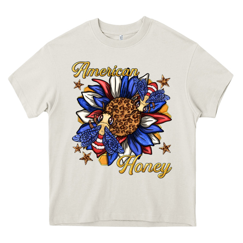 American Honey With Bee Heavy Core Tee by texasbilliewilder | Teevron