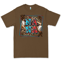 Cacao baseball nana with leopard Premium Tee - Zillion Design Studio