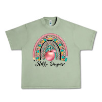 Oil Green hello daycare Urban Heavy Tee - JahusDesignShop