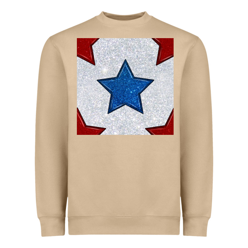 Glitter 4th Of July Seamless Pattern Heavyweight Sweatshirt by BundleAndBundleShop | Teevron