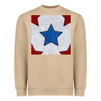 Mushroom Glitter 4th Of July Seamless Pattern Heavyweight Sweatshirt - BundleAndBundleShop