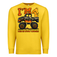 Lemon i'm four this is how i roll monster truck birthday Premium Sweatshirt - Jasminsmagicworld