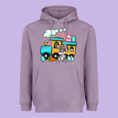 Easter Train Heavyweight Hoodie Designed By Artiststas
