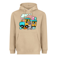 Mushroom easter train Heavyweight Hoodie - Artiststas