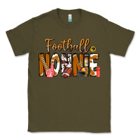 Army Green football NONNiE Classic Tee - CowhideDigitalArt