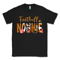 Black football NONNiE Classic Tee - CowhideDigitalArt