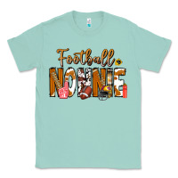 Seafoam football NONNiE Classic Tee - CowhideDigitalArt
