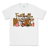 White football NONNiE Classic Tee - CowhideDigitalArt