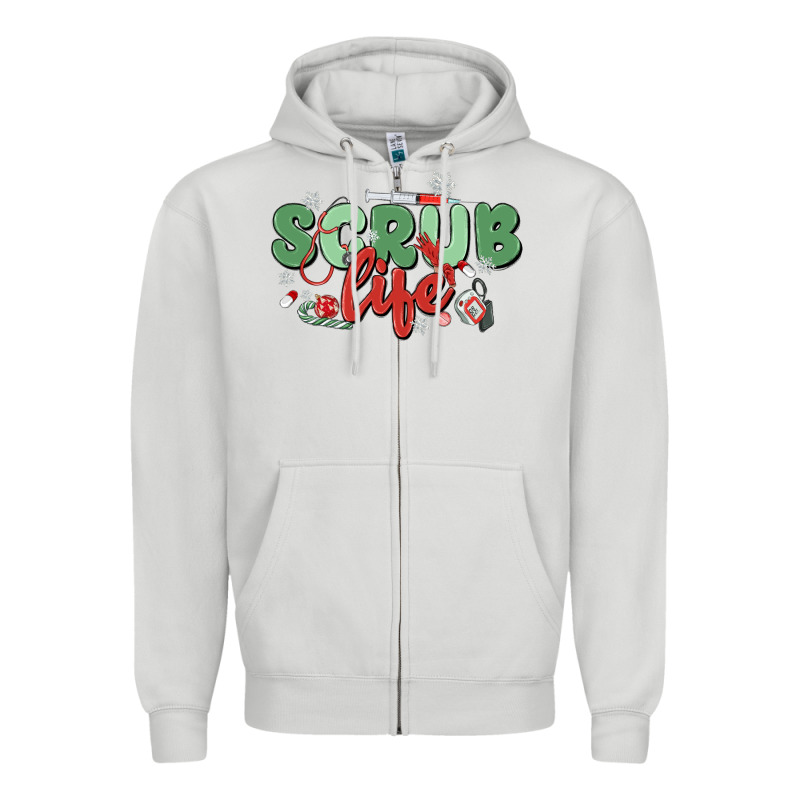 Scrub Life Zipper Hoodie by MaliasSmallBusiness | Teevron