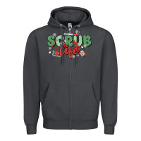 Smoke scrub life Zipper Hoodie - MaliasSmallBusiness