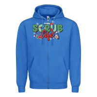 True Royal scrub life Zipper Hoodie - MaliasSmallBusiness