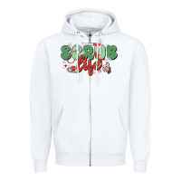 White scrub life Zipper Hoodie - MaliasSmallBusiness