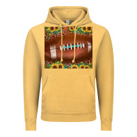 Vintage Mustard football leopard turquoise sunflower Vintage Hoodie - JahusDesignShop