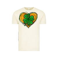 Vintage Arctic St. Patrick's Day Heart with Shamrock Vintage Tee - Jasminsmagicworld