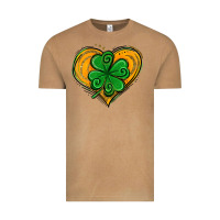 Vintage Camel St. Patrick's Day Heart with Shamrock Vintage Tee - Jasminsmagicworld