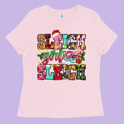 Sleigh Girl Sleigh Ladies Tee Designed By Zillion Design Studio