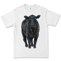 White black angus cattle Premium Tee - RanaPortraitStore