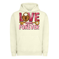 Pigment Pistachio Love you forever Valentine's Day Urban Hoodie - HowdyJamesFarm