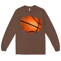 Chestnut leopard basketball patch Long Sleeve Tee - Jasminsmagicworld