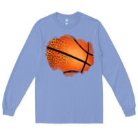Colony Blue leopard basketball patch Long Sleeve Tee - Jasminsmagicworld