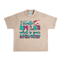 French Oak i create smile what is your superpower Urban Heavy Tee - AdoDesignShop