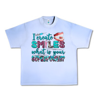 Grape Ice i create smile what is your superpower Urban Heavy Tee - AdoDesignShop