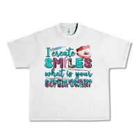 Lunar Rock i create smile what is your superpower Urban Heavy Tee - AdoDesignShop