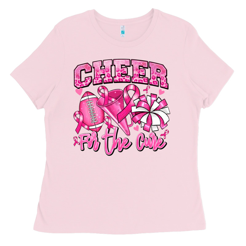 Cheer For The Cure American Football Ladies Tee by RanaPortraitStore | Teevron