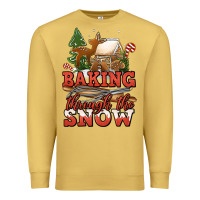 Antique Gold baking through the snow Premium Sweatshirt - Jasminsmagicworld