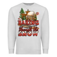Dove Grey baking through the snow Premium Sweatshirt - Jasminsmagicworld