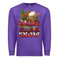 Purple baking through the snow Premium Sweatshirt - Jasminsmagicworld