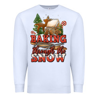 White baking through the snow Premium Sweatshirt - Jasminsmagicworld