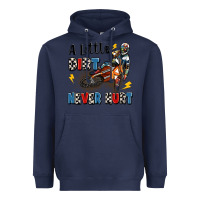 Navy a little dirt never hurt Heavyweight Hoodie - Artiststas