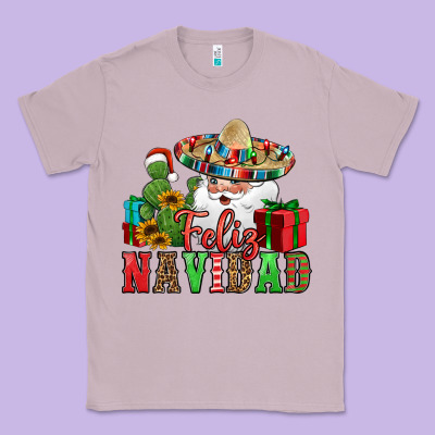 Feliz Navidad Spanish Christmas Classic Tee Designed By Jasminsmagicworld