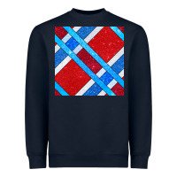 Navy Glitter 4th Of July Seamless Pattern Heavyweight Sweatshirt - BundleAndBundleShop